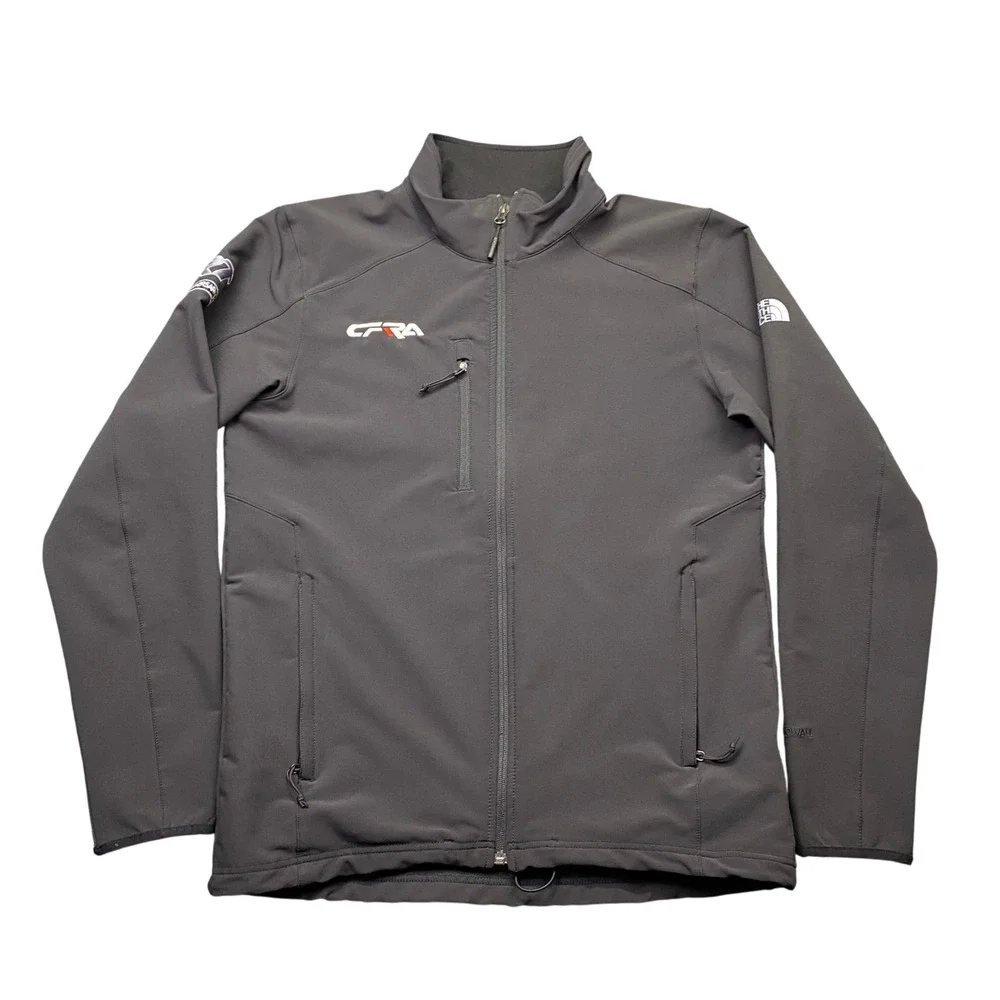 The North Face‎ Mens Tech WindWall Softshell Jacket Black Full Zip Sz M NF0A3LGV
